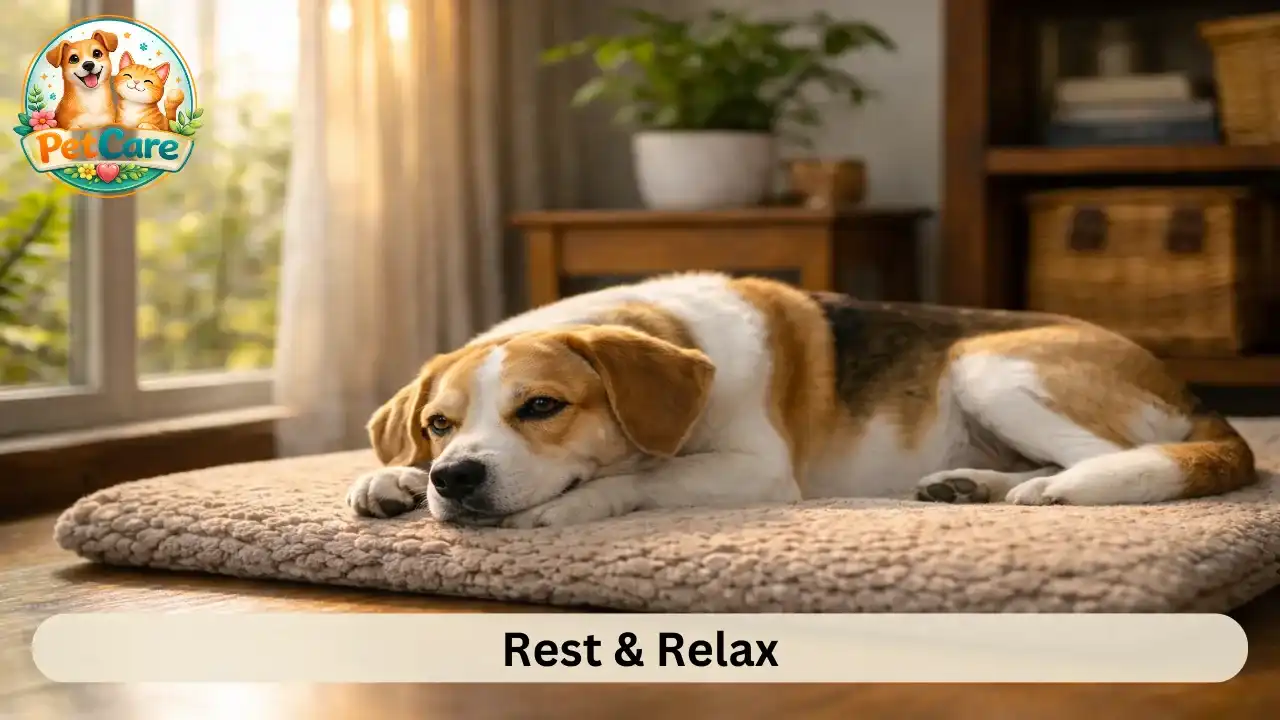 Daily routine for pet dog at home