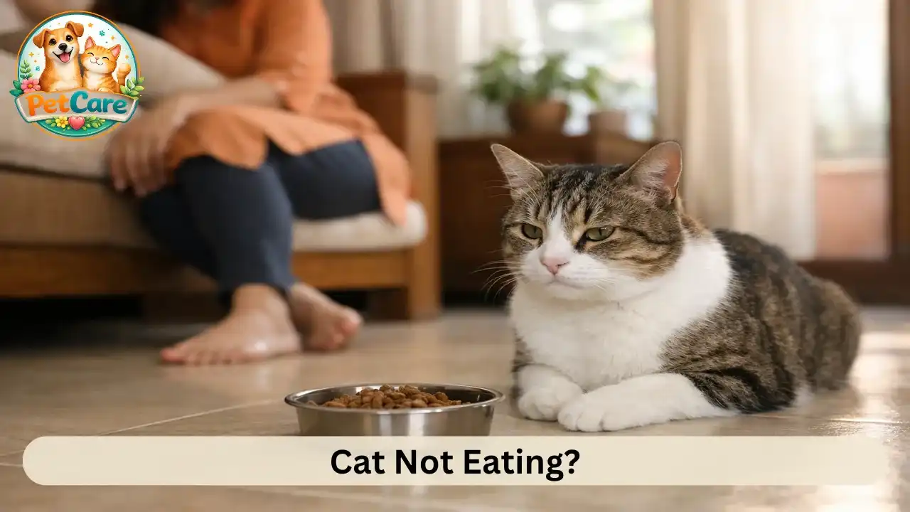 Cat not eating what to do