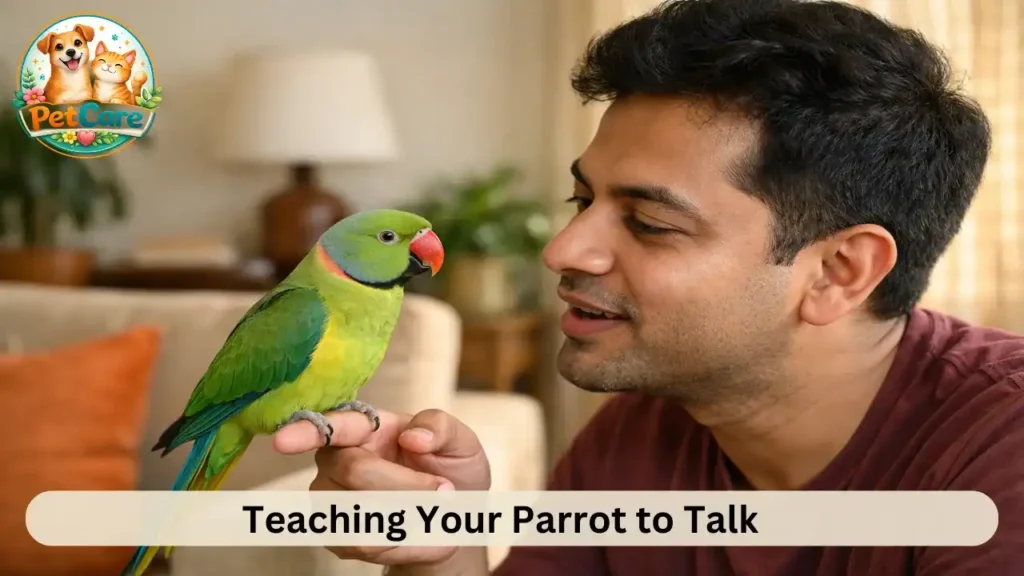 How to Train a Parrot to Talk (Basic Bonding Tips)
