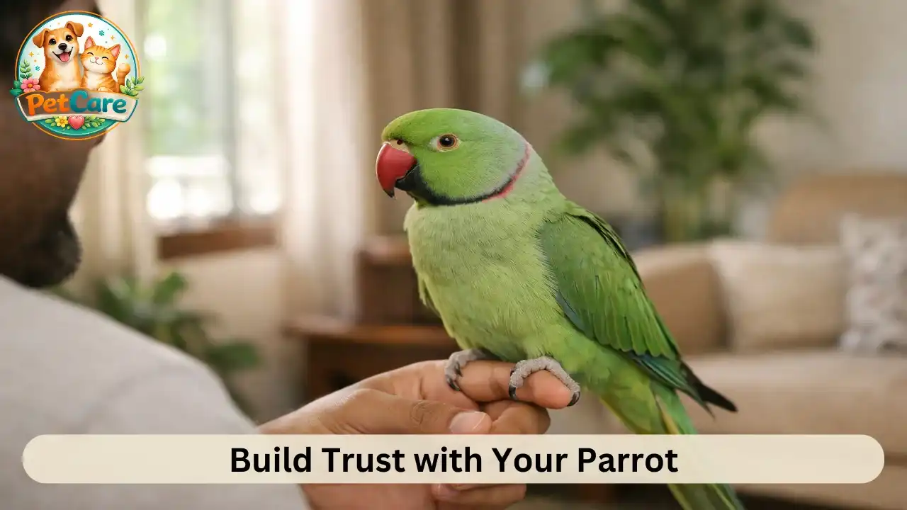 How to build trust with your parrot