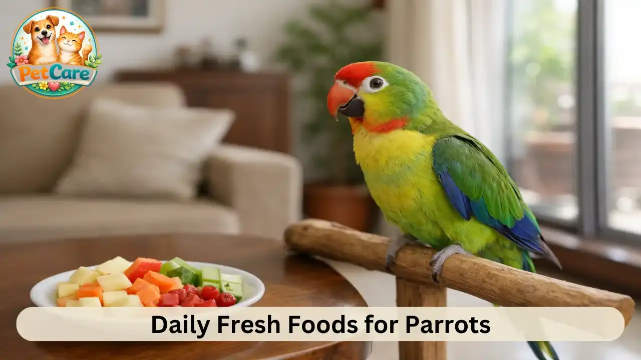 Safe fruits and vegetables for parrots (daily feeding list)